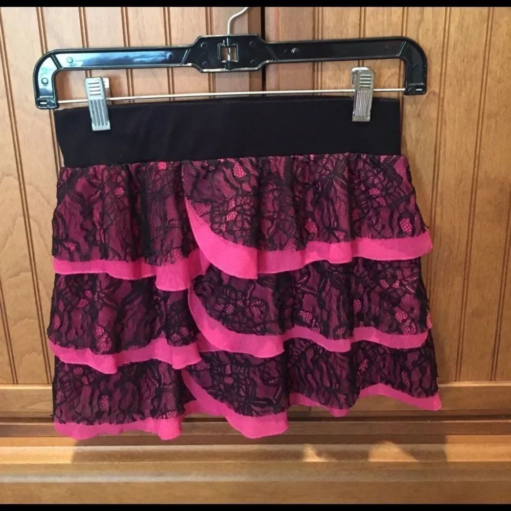Girls Flowers by Zoe lace skirt